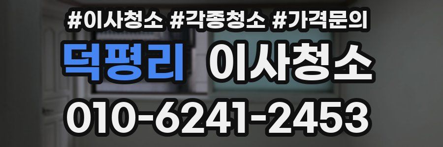 덕평리 이사청소