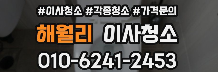 해월리 이사청소