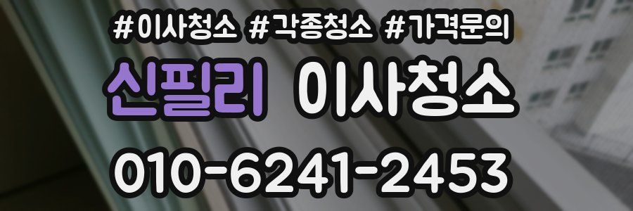 신필리 이사청소