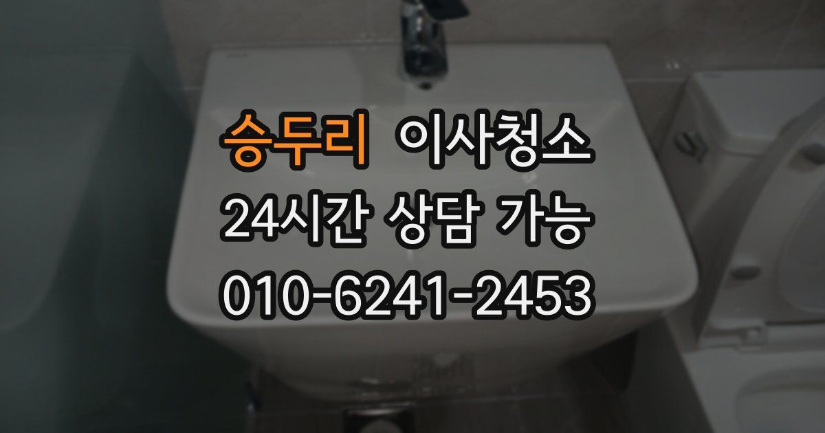 승두리 입주청소