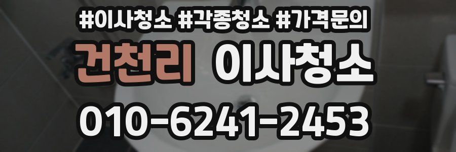 건천리 이사청소