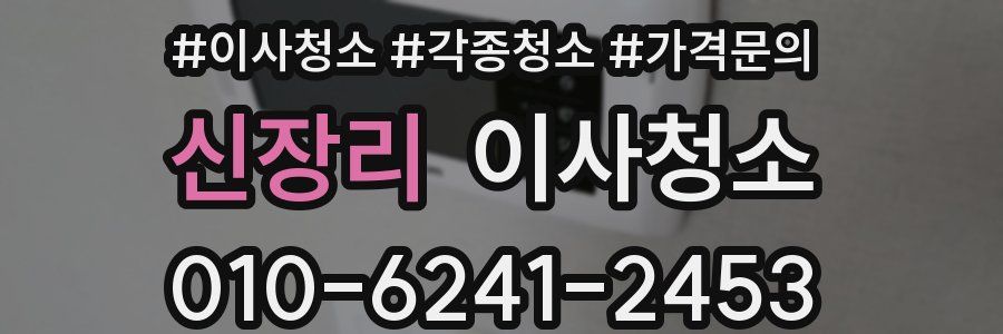 신장리 이사청소