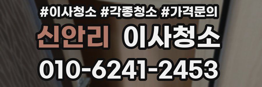 신안리 이사청소