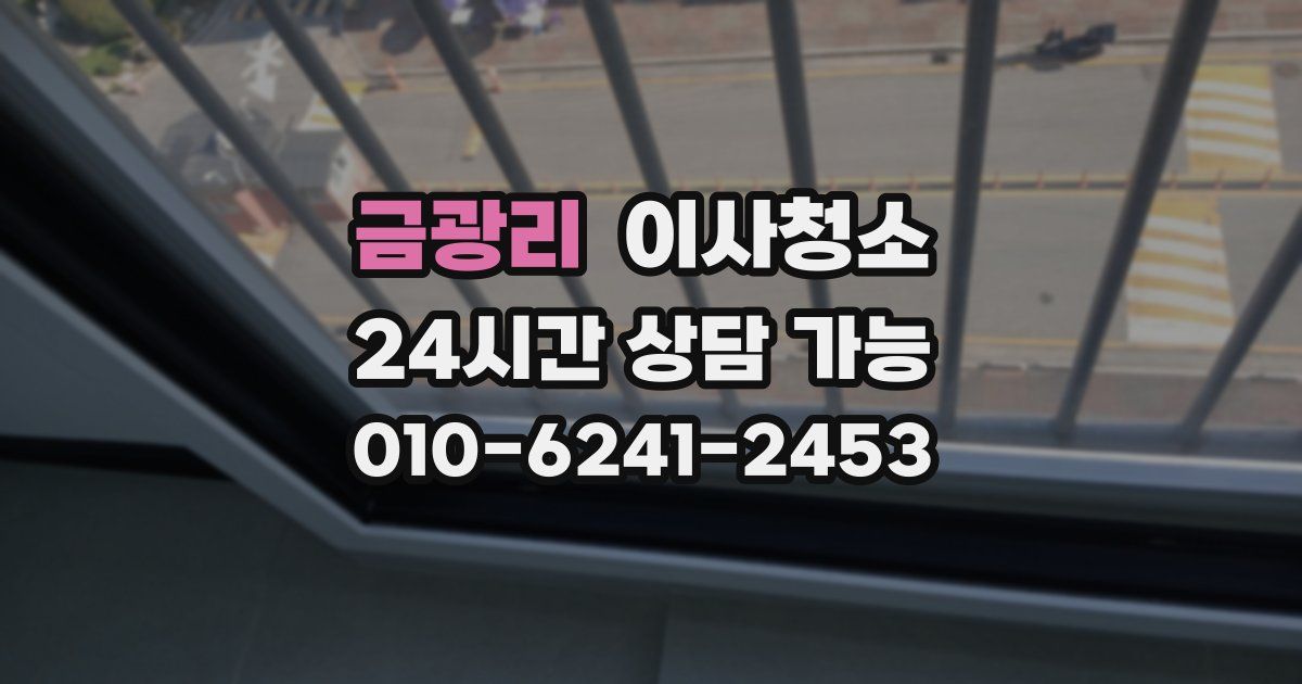 금광리 입주청소