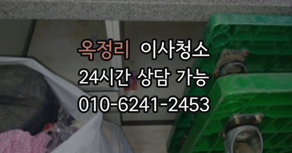 옥정리 입주청소