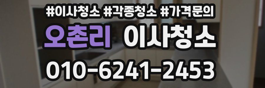 오촌리 이사청소