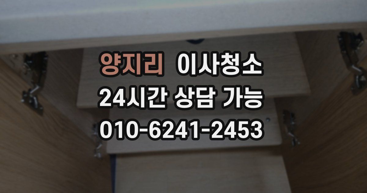 양지리 입주청소