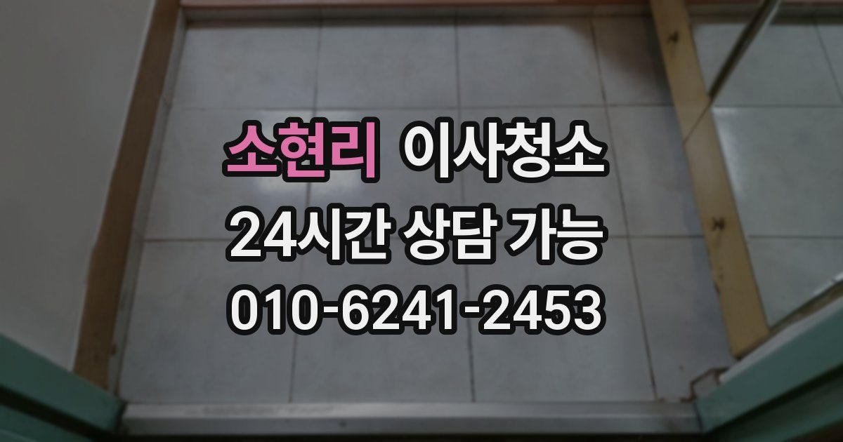 소현리 입주청소