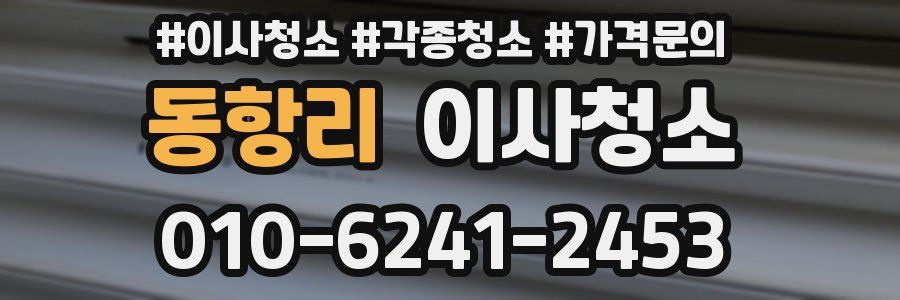 동항리 이사청소