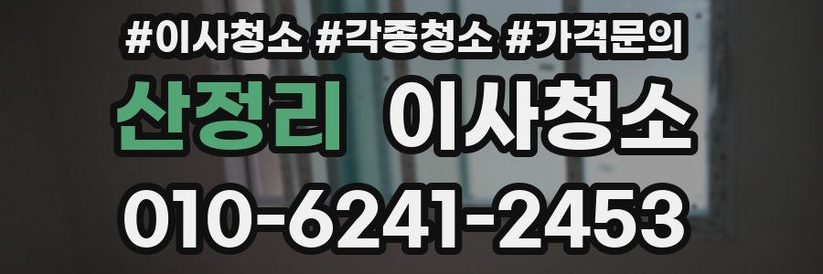 산정리 이사청소