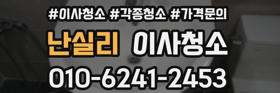 난실리 이사청소