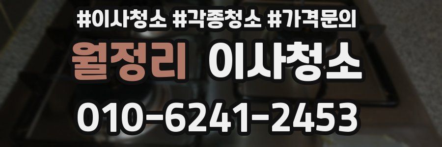 월정리 이사청소