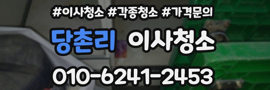 당촌리 이사청소
