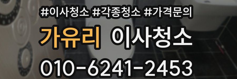 가유리 이사청소