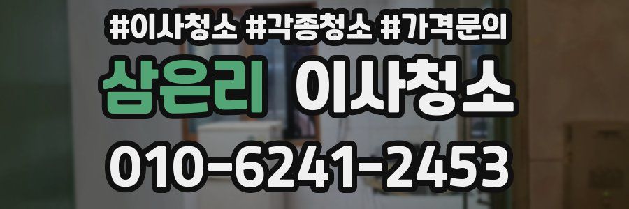 삼은리 이사청소