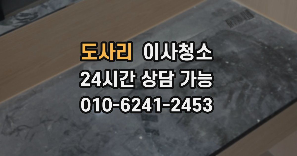 도사리 입주청소