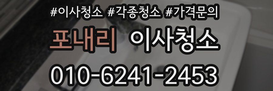 포내리 이사청소