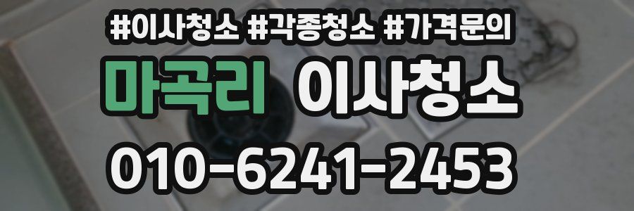 마곡리 이사청소