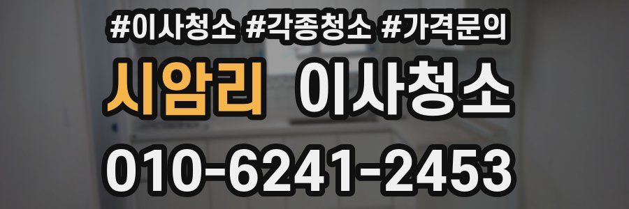 시암리 이사청소