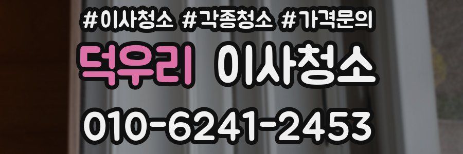 덕우리 이사청소