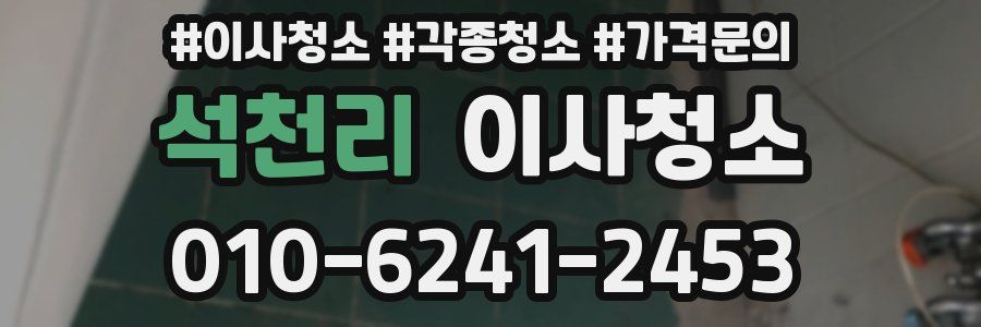 석천리 이사청소