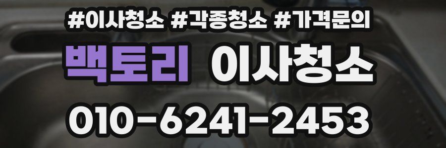 백토리 이사청소