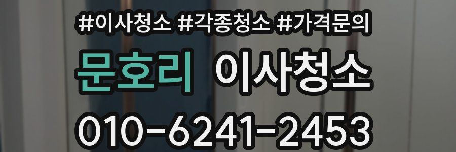 문호리 이사청소