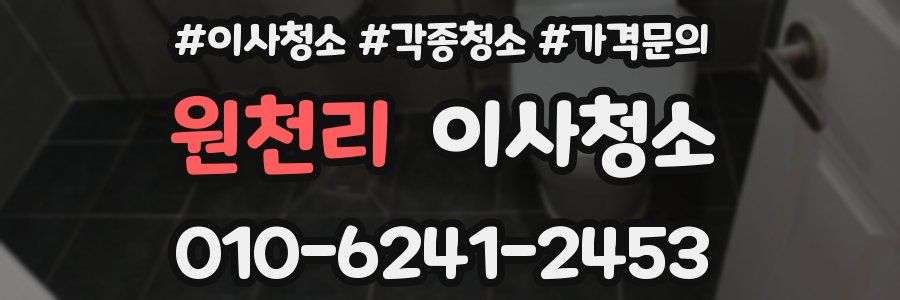 원천리 이사청소