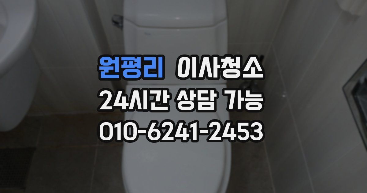 원평리 입주청소