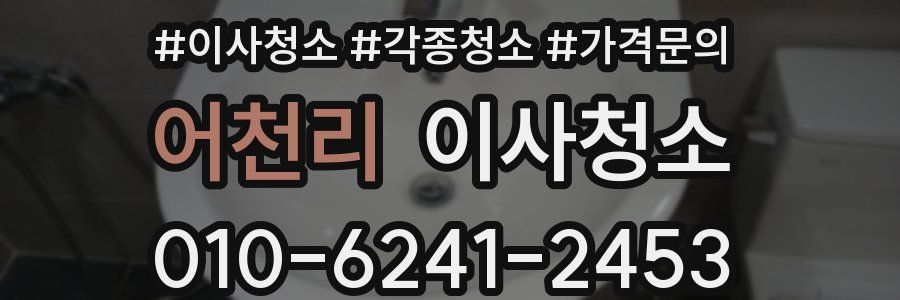 어천리 이사청소