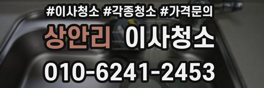 상안리 이사청소