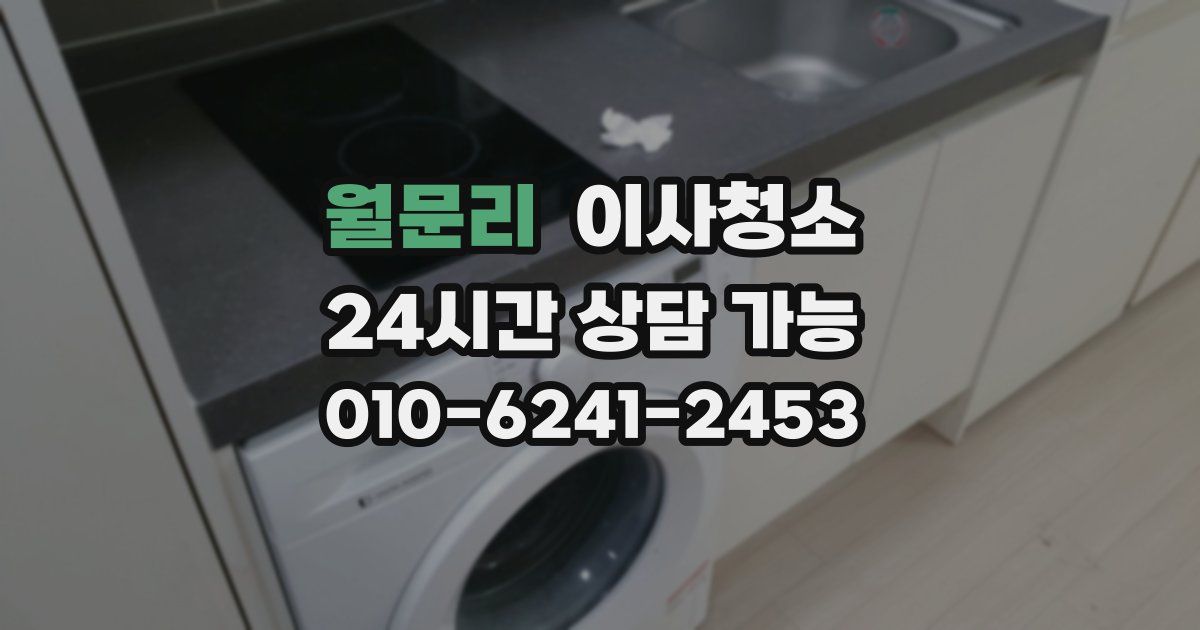 월문리 입주청소