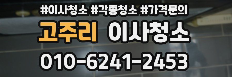 고주리 이사청소