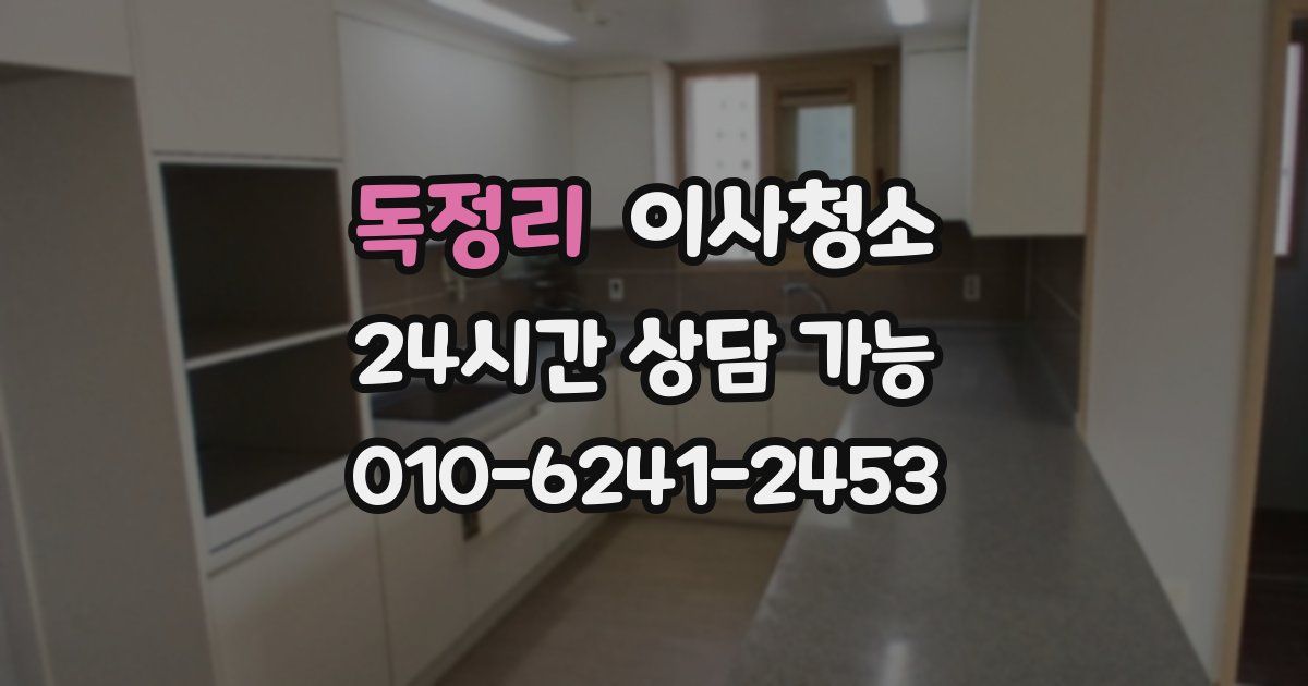 독정리 입주청소