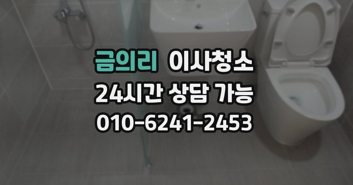 금의리 입주청소