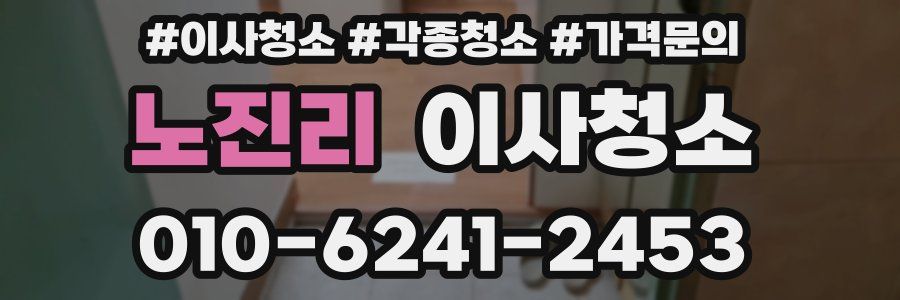 노진리 이사청소