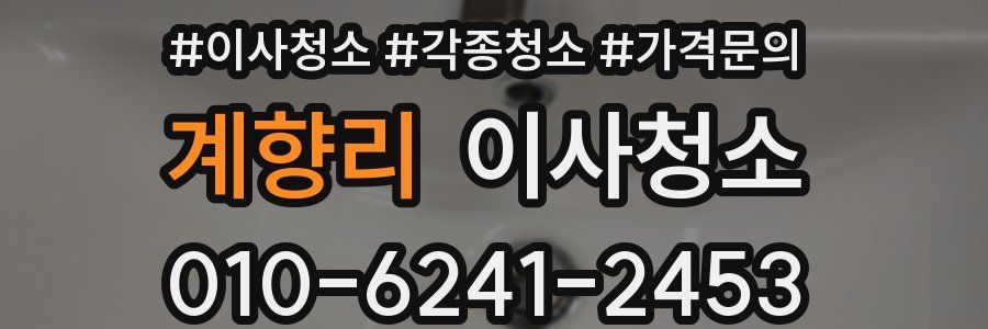 계향리 이사청소