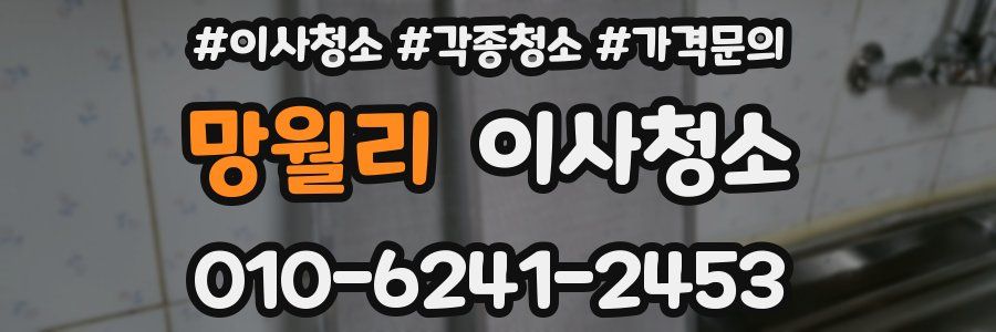 망월리 이사청소