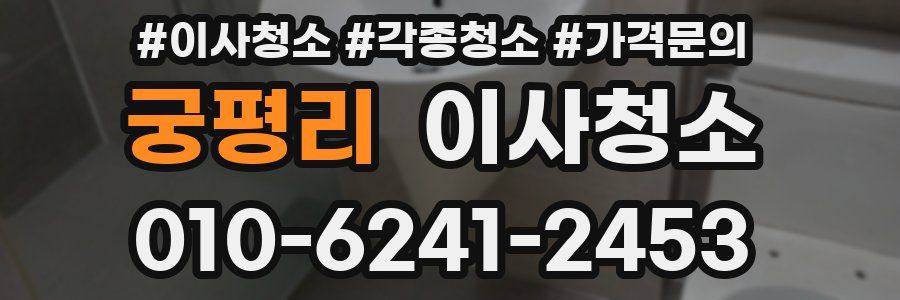 궁평리 이사청소