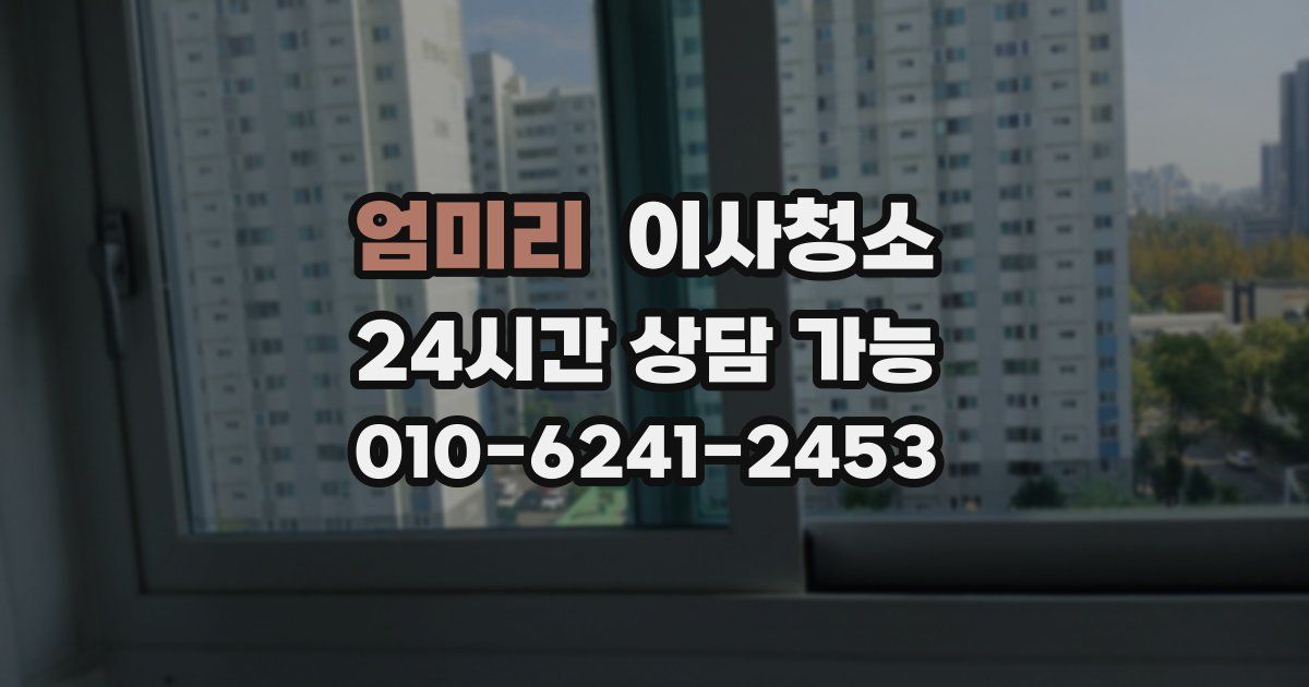 엄미리 입주청소