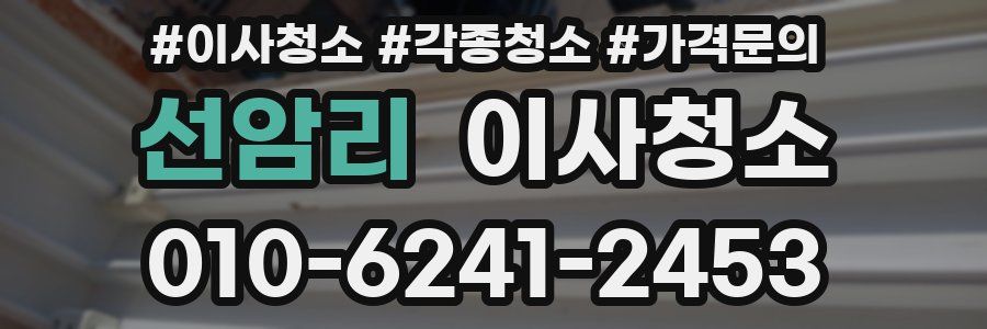 선암리 이사청소