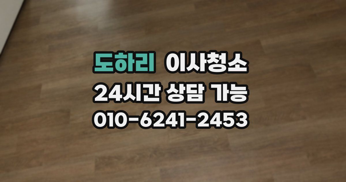 도하리 입주청소