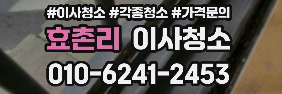 효촌리 이사청소