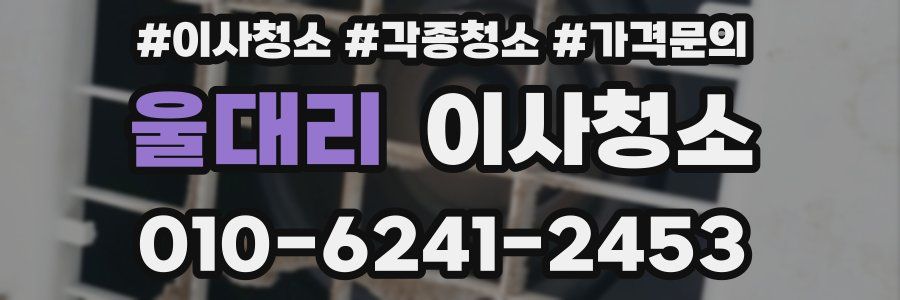 울대리 이사청소