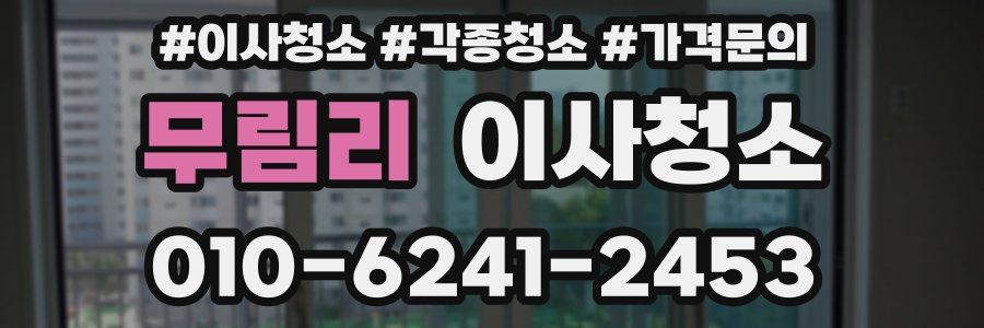 무림리 이사청소