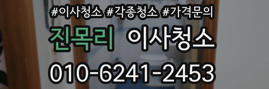 진목리 이사청소