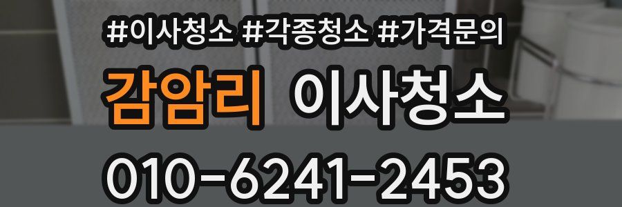 감암리 이사청소