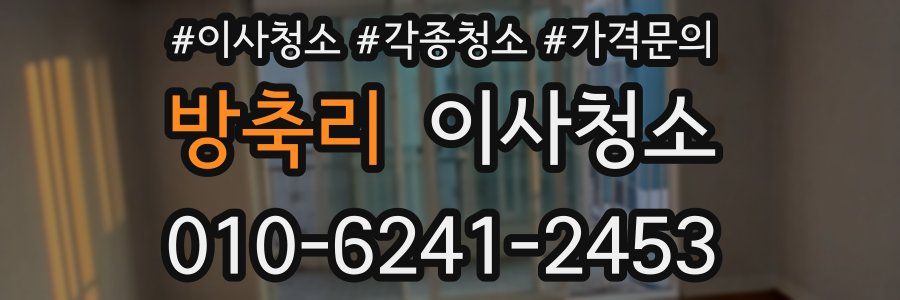 방축리 이사청소