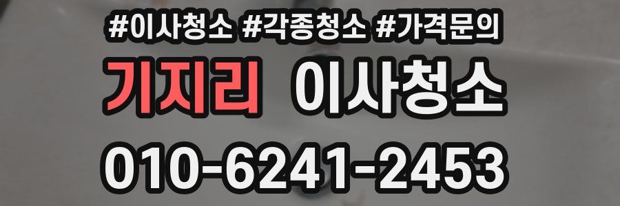 기지리 이사청소