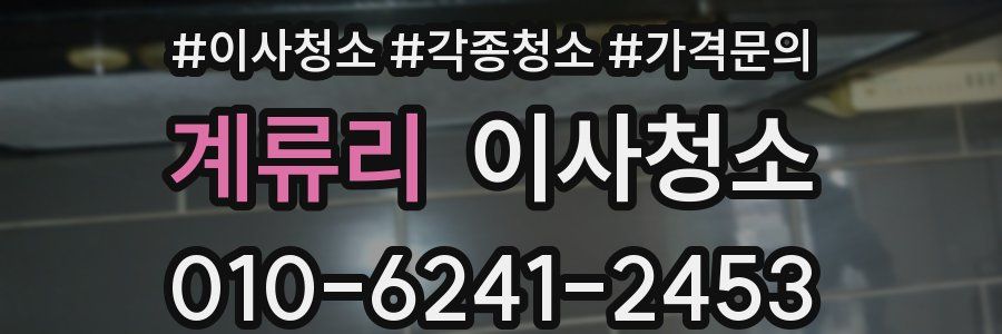 계류리 이사청소